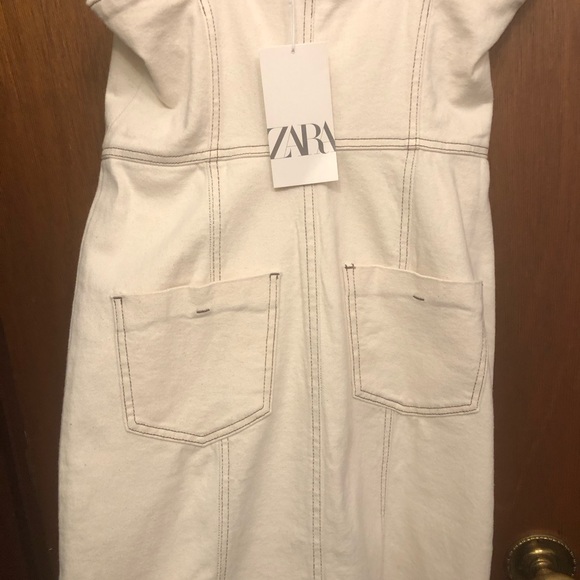 Zara denim dress NWT size M - Picture 9 of 11